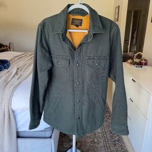 Filson Fleece Lined Jac-Shirt Dark Spruce Jacket Size XS